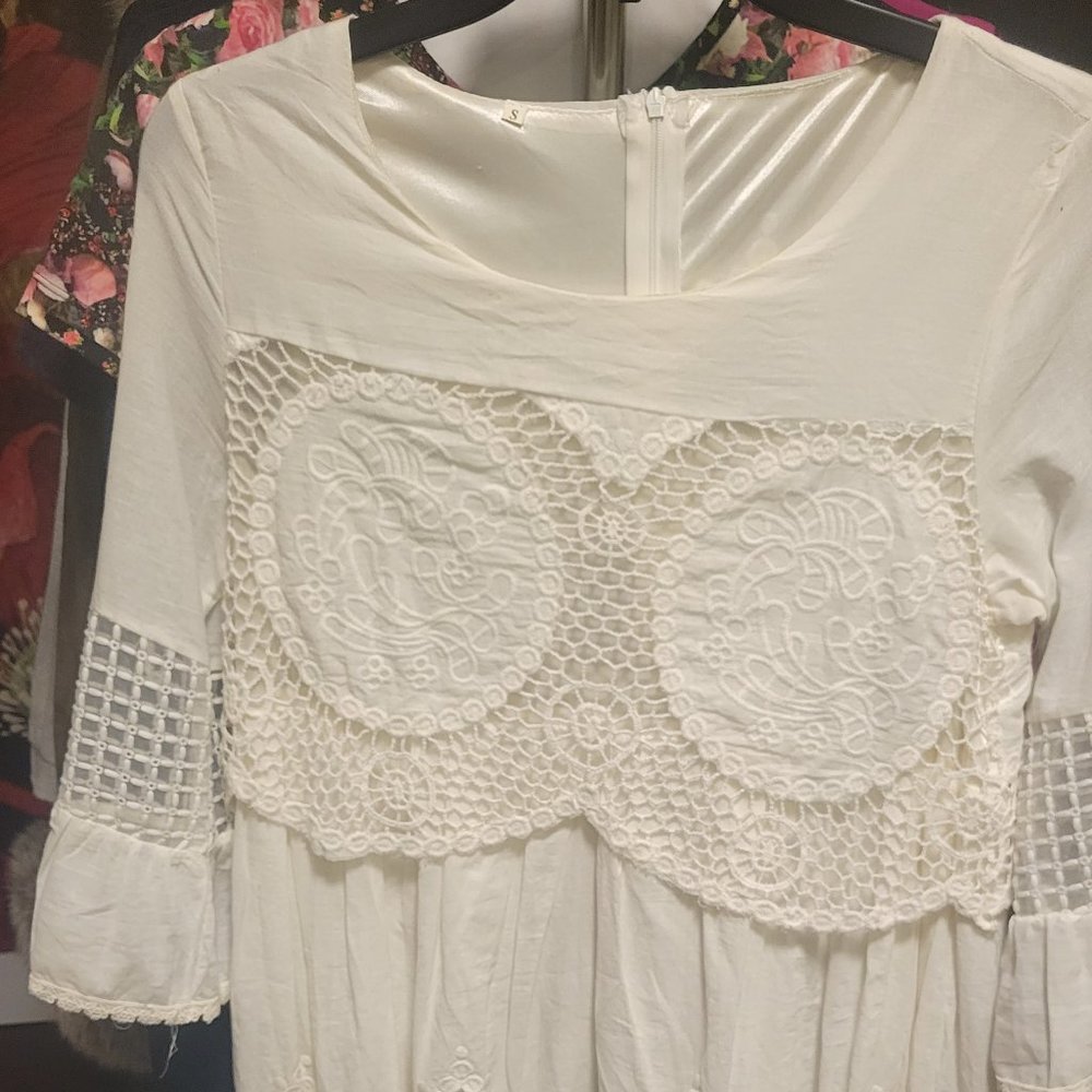White dress